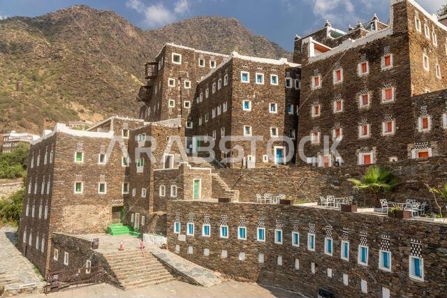 Ancient Rijal Alma village, Saudi Arabia