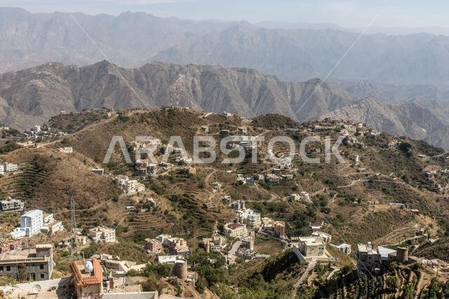 Village in Faifa mountains, Saudi Arabia