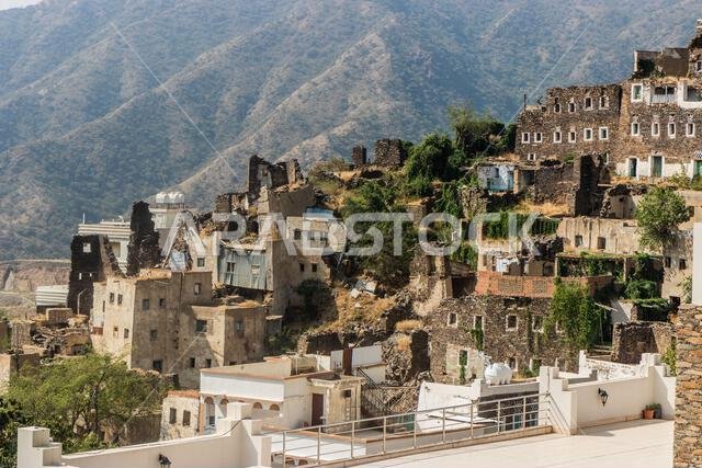 Ancient Rijal Alma village, Saudi Arabia