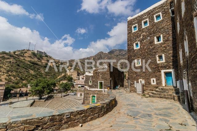 Ancient Rijal Alma village, Saudi Arabia