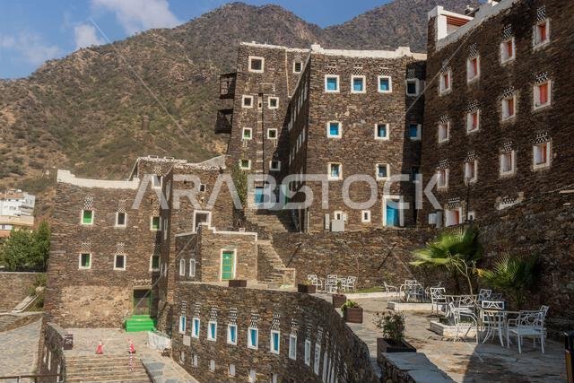 Ancient Rijal Alma village, Saudi Arabia