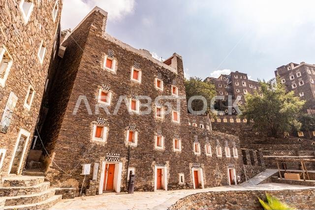 Ancient Rijal Alma village, Saudi Arabia