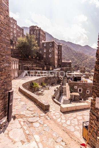 Ancient Rijal Alma village, Saudi Arabia