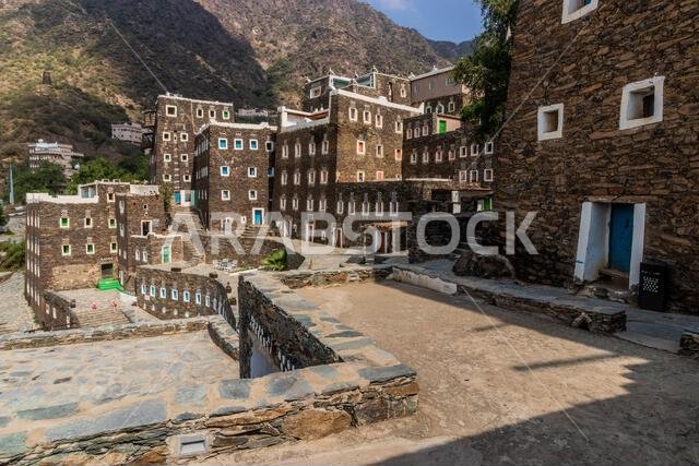 Ancient Rijal Alma village, Saudi Arabia