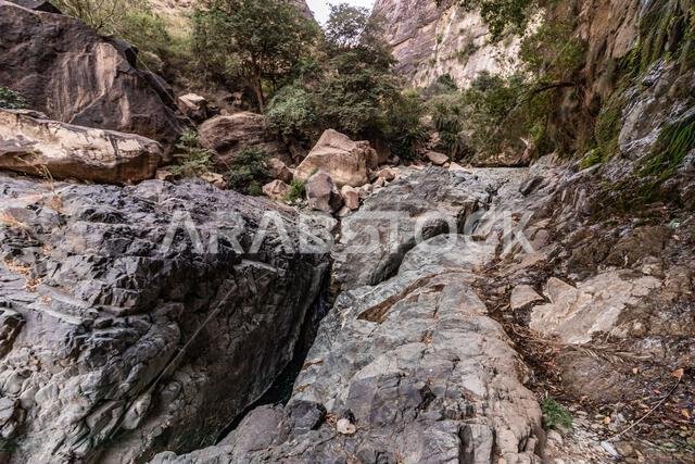 Wadi Lajab canyon, Saudi Arabia Wadi Lajab canyon, Saudi Arabia
