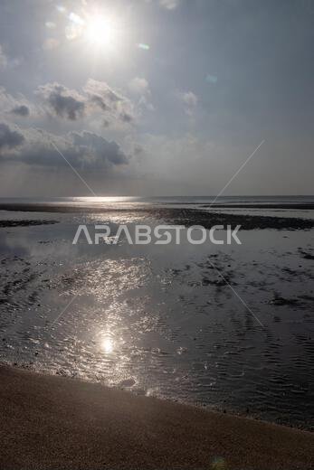 Low tide on Farasan island, Saudi Arabia