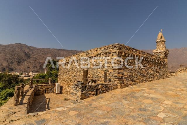 Mosque in Thee Ain ( Dhi Ayn) village, Saudi Arabia