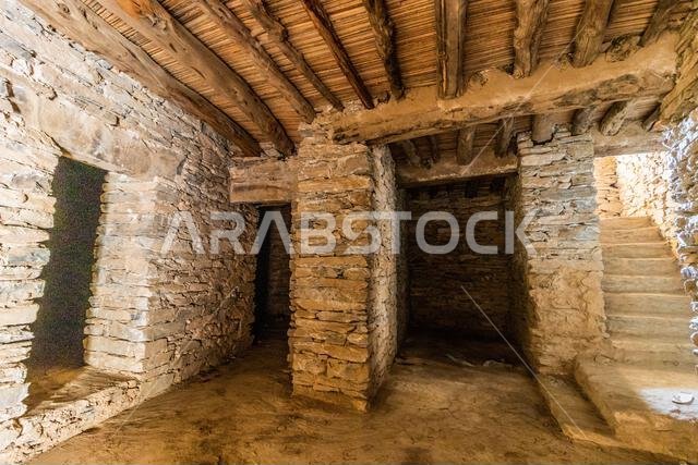 House in Thee Ain ( Dhi Ayn) village, Saudi Arabia