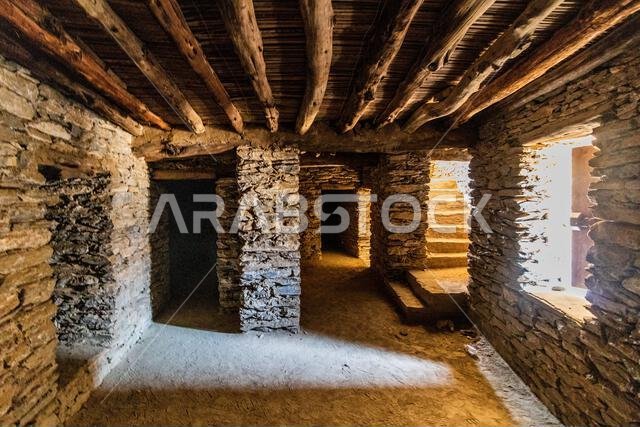 House in Thee Ain ( Dhi Ayn) village, Saudi Arabia