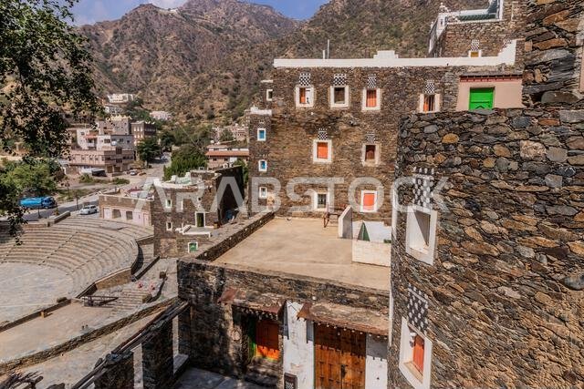 Ancient Rijal Alma village, Saudi Arabia