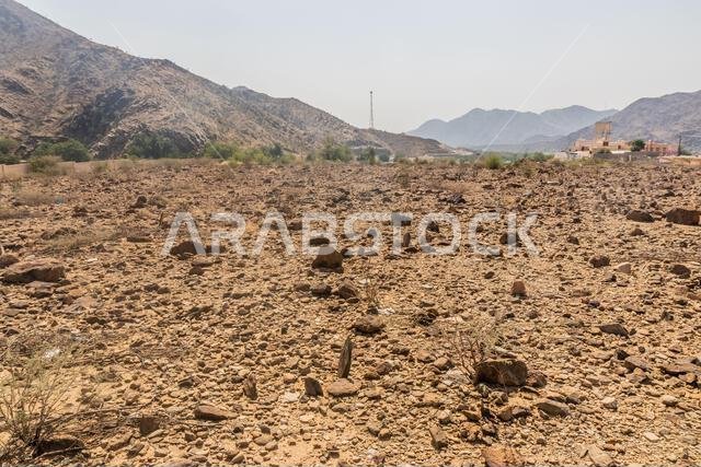 Cemetery of Thee Ain ( Dhi Ayn) village, Saudi Arabia