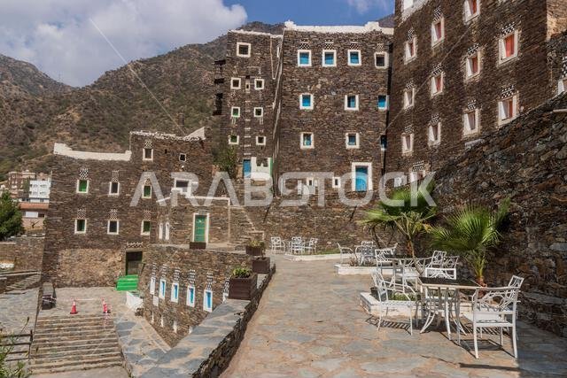 Ancient Rijal Alma village, Saudi Arabia