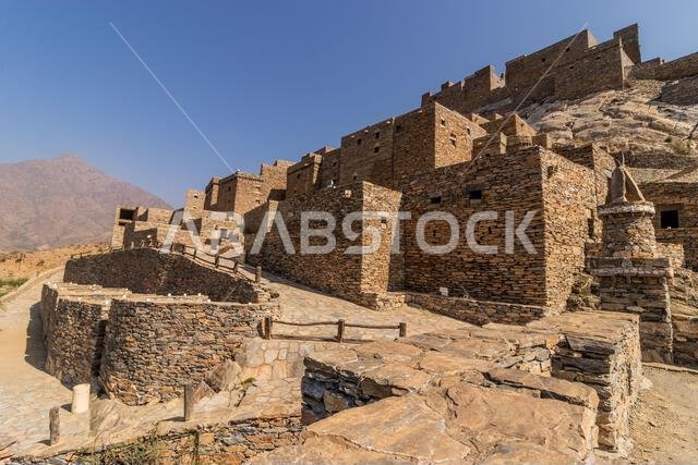 Ancient Thee Ain ( Dhi Ayn) village, Saudi Arabia