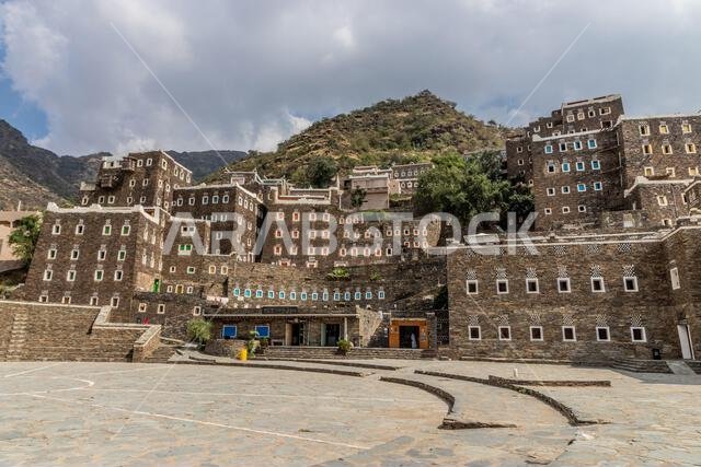Ancient Rijal Alma village, Saudi Arabia