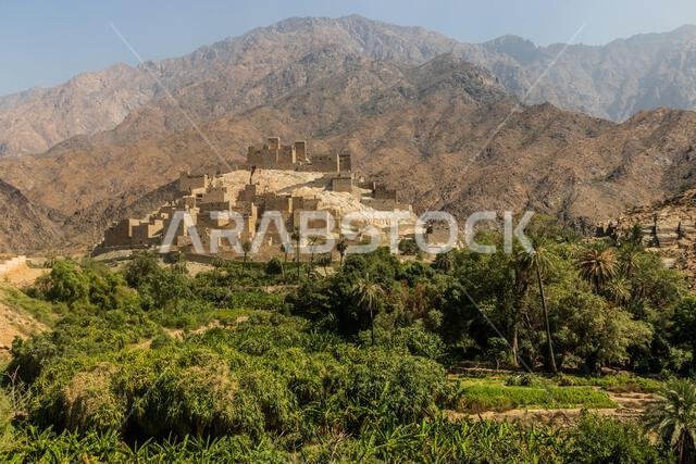 Ancient Thee Ain ( Dhi Ayn) village, Saudi Arabia