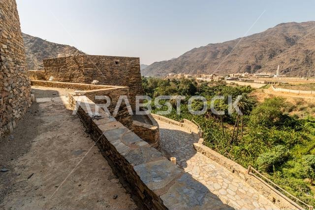 Ancient Thee Ain ( Dhi Ayn) village, Saudi Arabia