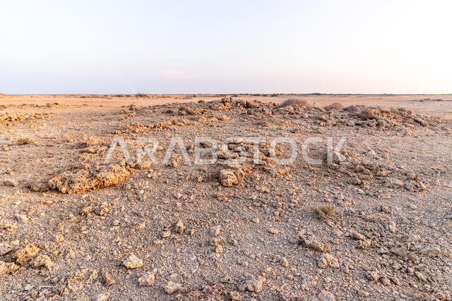 Rocky landscape of Farasan island, Saudi Arabia