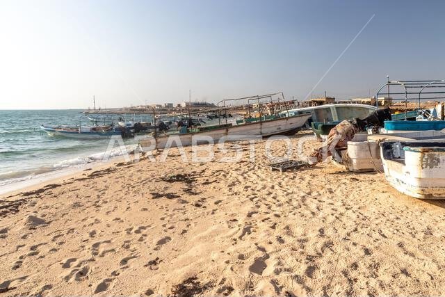 ميناء صيد في جزيرة فرسان، المملكة العربية السعودية
