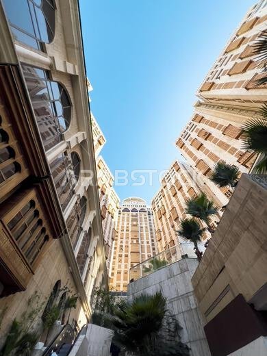 Makkah, Saudi Arabia - May 18 2024: Amazing Hotel Near Masjid Al Haram with Unique interior design.