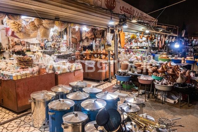 ABHA, SAUDI ARABIA - NOVEMBER 19, 2021: Stalls at Thulathaa Traditional Market in Abha, Saudi Arabia