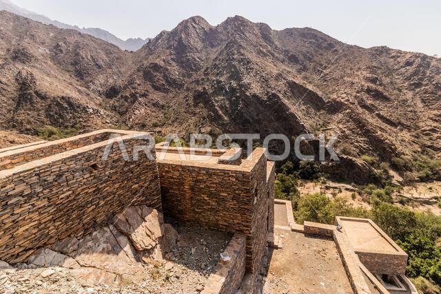Ancient Thee Ain ( Dhi Ayn) village, Saudi Arabia