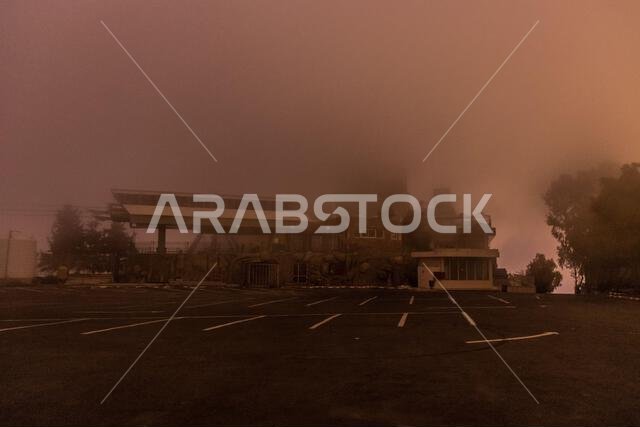 التلفريك في الجبل الأخضر في أبها، المملكة العربية السعودية