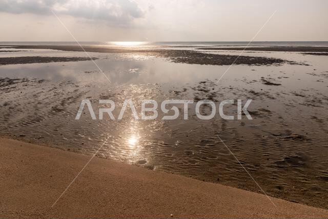 Low tide on Farasan island, Saudi Arabia