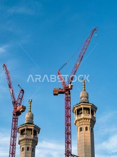 Makkah, Saudi Arabia. 17-May-2024. The Tower of Masjid Al Haram in Mecca, Saudi Arabia.