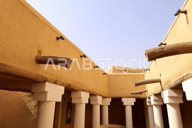 Riyadh Saudi Arabia Mar 11 2023: Al Diriyah old capital . Diriyah ruins - Saudi culture. National day