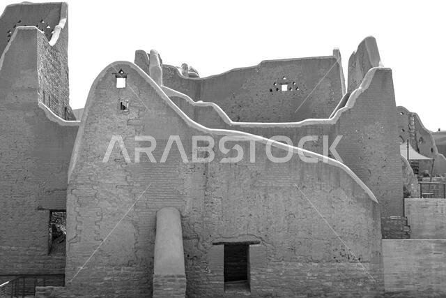 Riyadh Saudi Arabia Mar 11 2023: Al Diriyah old capital . Diriyah ruins - Saudi culture. National day