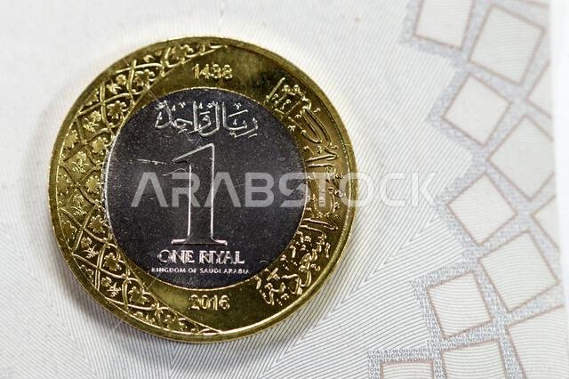 تتميز عملة الريال السعودي (SAR) بصورة الملك سلمان بن عبد العزيز آل سعود على وجهها، بالإضافة إلى شعارات نبالة متعددة داخل الزخارف الزهرية.