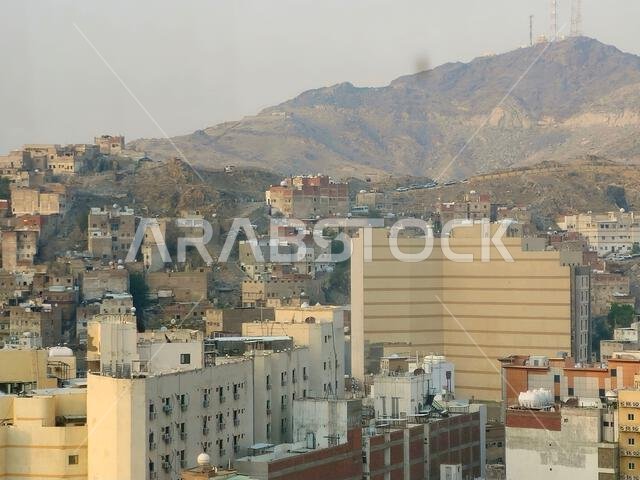 Mecca, Saudi Arabia, June 4 2024: Mecca Makkah al-Mukarramah, Makkah city, the capital of Mecca Province in the Hejaz region of western Saudi Arabia a