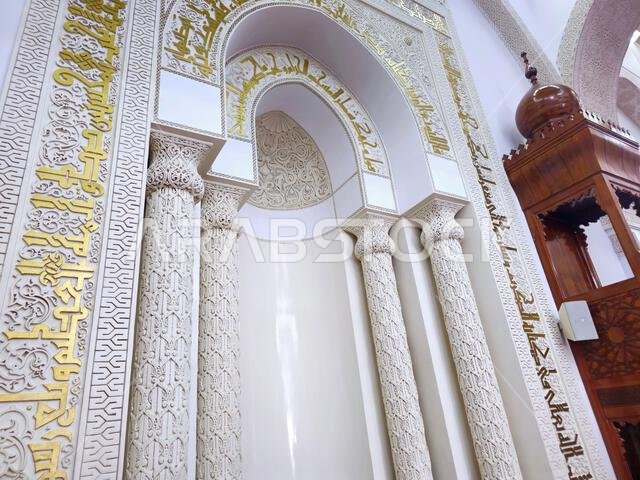 Medina, Saudi Arabia, June 27 2024: The Masjid Al Qiblatayn Mosque of the Two Qiblas, contained two mihrabs (niches indicating the qibla) in different