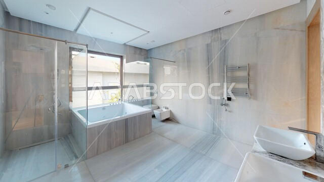 تصميم حمام في شقة سكنية ، تصاميم وديكورات داخلية للحمامات ، شقق سكنية سياحية ، تصميم حمامات حديثة ، فنادق فاخرة ، تصميم معماري هندسي حديث