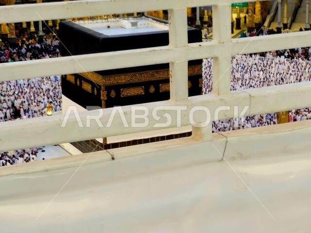 Mecca, Saudi Arabia, June 5 2024: Masjid al-Haram, the Sacred Mosque or the Great Mosque of Mecca, is considered to be the most significant mosque in Mecca, Saudi Arabia, June 5 2024: Masjid al-Haram, the Sacred Mosque or the Great Mosque of Mecca, is considered to be the most significant mosque in