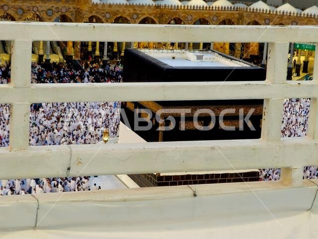 Mecca, Saudi Arabia, June 5 2024: Masjid al-Haram, the Sacred Mosque or the Great Mosque of Mecca, is considered to be the most significant mosque in Mecca, Saudi Arabia, June 5 2024: Masjid al-Haram, the Sacred Mosque or the Great Mosque of Mecca, is considered to be the most significant mosque in