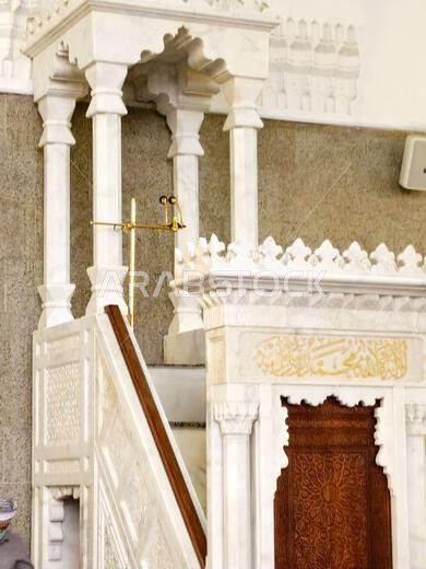 Medina, Saudi Arabia, June 27 2024: The Quba Mosque, thought to be the first mosque in the world, built on the first day of Muhammad peace be upon him