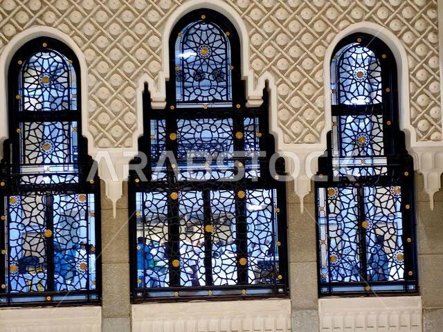 Mecca, Saudi Arabia, June 5 2024: Masjid al-Haram, the Sacred Mosque or the Great Mosque of Mecca, is considered to be the most significant mosque in