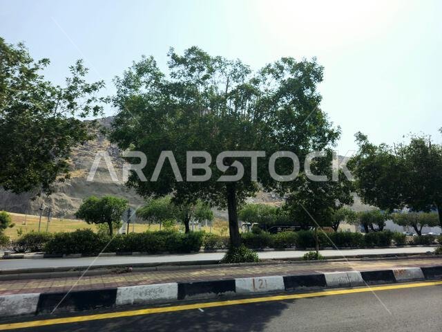 مكة المكرمة، المملكة العربية السعودية، 8 يونيو 2024: جبال مكة المكرمة، عاصمة منطقة مكة المكرمة في منطقة الحجاز غرب المملكة العربية السعودية و