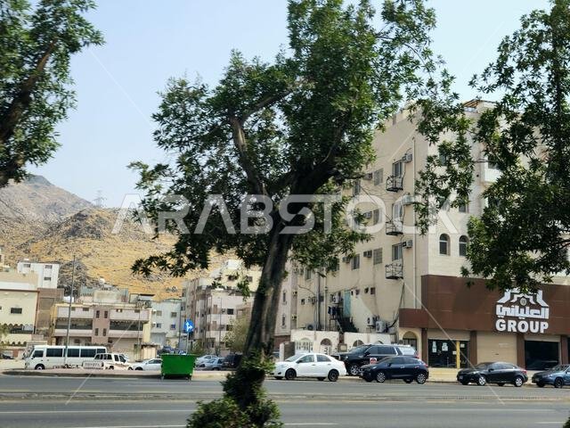 Mecca, Saudi Arabia, June 8 2024: The mountains of Makkah, Mecca  is the capital of Mecca Province in the Hejaz region of western Saudi Arabia and the