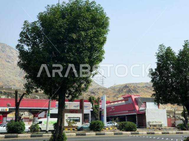 Mecca, Saudi Arabia, June 8 2024: the streets of Makkah city details, the capital of Mecca Province in the Hejaz region of western Saudi Arabia and th Mecca, Saudi Arabia, June 8 2024: the streets of Makkah city details, the capital of Mecca Province in the Hejaz region of western Saudi Arabia and th