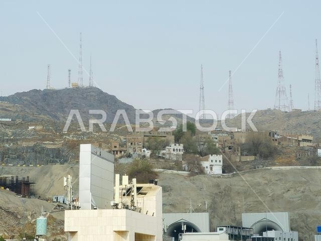 Mecca, Saudi Arabia, June 5 2024: Mecca Makkah al-Mukarramah, Makkah city, the capital of Mecca Province in the Hejaz region of western Saudi Arabia a