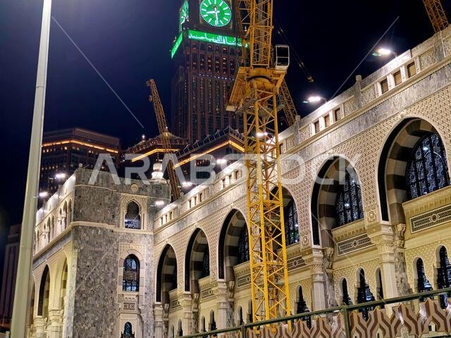 مكة المكرمة، المملكة العربية السعودية، 4 يونيو 2024: تفاصيل المسجد الحرام، أو المسجد الحرام بمكة المكرمة، يُعتبر من أهم المعالم الدينية في العالم. مكة المكرمة، المملكة العربية السعودية، 4 يونيو 2024: تفاصيل المسجد الحرام، أو المسجد الحرام بمكة المكرمة، يُعتبر من أهم المعالم الدينية في العالم.