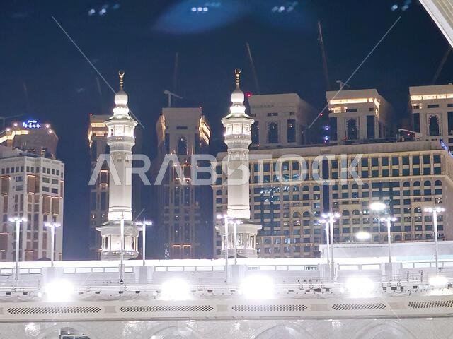 مكة المكرمة، المملكة العربية السعودية، 5 يونيو 2024: يُعتبر المسجد الحرام، أو المسجد الأعظم في مكة المكرمة، أهم مسجد في العالم. مكة المكرمة، المملكة العربية السعودية، 5 يونيو 2024: يُعتبر المسجد الحرام، أو المسجد الأعظم في مكة المكرمة، أهم مسجد في العالم.