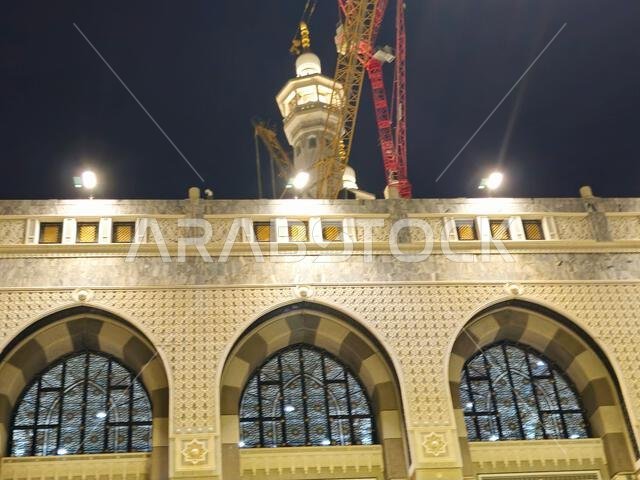 مكة المكرمة، المملكة العربية السعودية، 4 يونيو 2024: تفاصيل المسجد الحرام، أو المسجد الحرام بمكة المكرمة، يُعتبر من أهم المعالم الدينية في العالم. مكة المكرمة، المملكة العربية السعودية، 4 يونيو 2024: تفاصيل المسجد الحرام، أو المسجد الحرام بمكة المكرمة، يُعتبر من أهم المعالم الدينية في العالم.