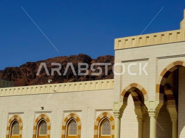 جبل أحد، وهو جبل يقع شمال المدينة المنورة، موقع المعركة الثانية بين النبي محمد صلى الله عليه وسلم ومشركي قبيلته قريش.