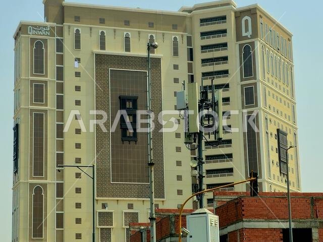 Mecca, Saudi Arabia, June 8 2024: the streets of Makkah city details, the capital of Mecca Province in the Hejaz region of western Saudi Arabia and th Mecca, Saudi Arabia, June 8 2024: the streets of Makkah city details, the capital of Mecca Province in the Hejaz region of western Saudi Arabia and th