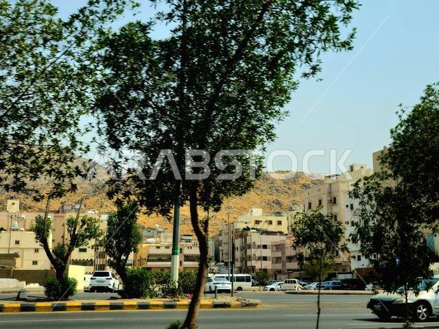 مكة المكرمة، المملكة العربية السعودية، 8 يونيو 2024: جبال مكة المكرمة، عاصمة منطقة مكة المكرمة في منطقة الحجاز غرب المملكة العربية السعودية و