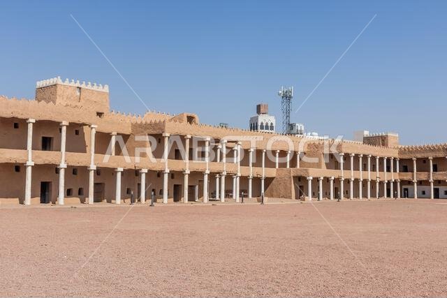 Courtyard of Qishlah Palace in Ha'il, Saudi Arabia