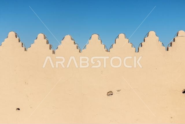 سور قلعة زعبل في مدينة سكاكا بالمملكة العربية السعودية